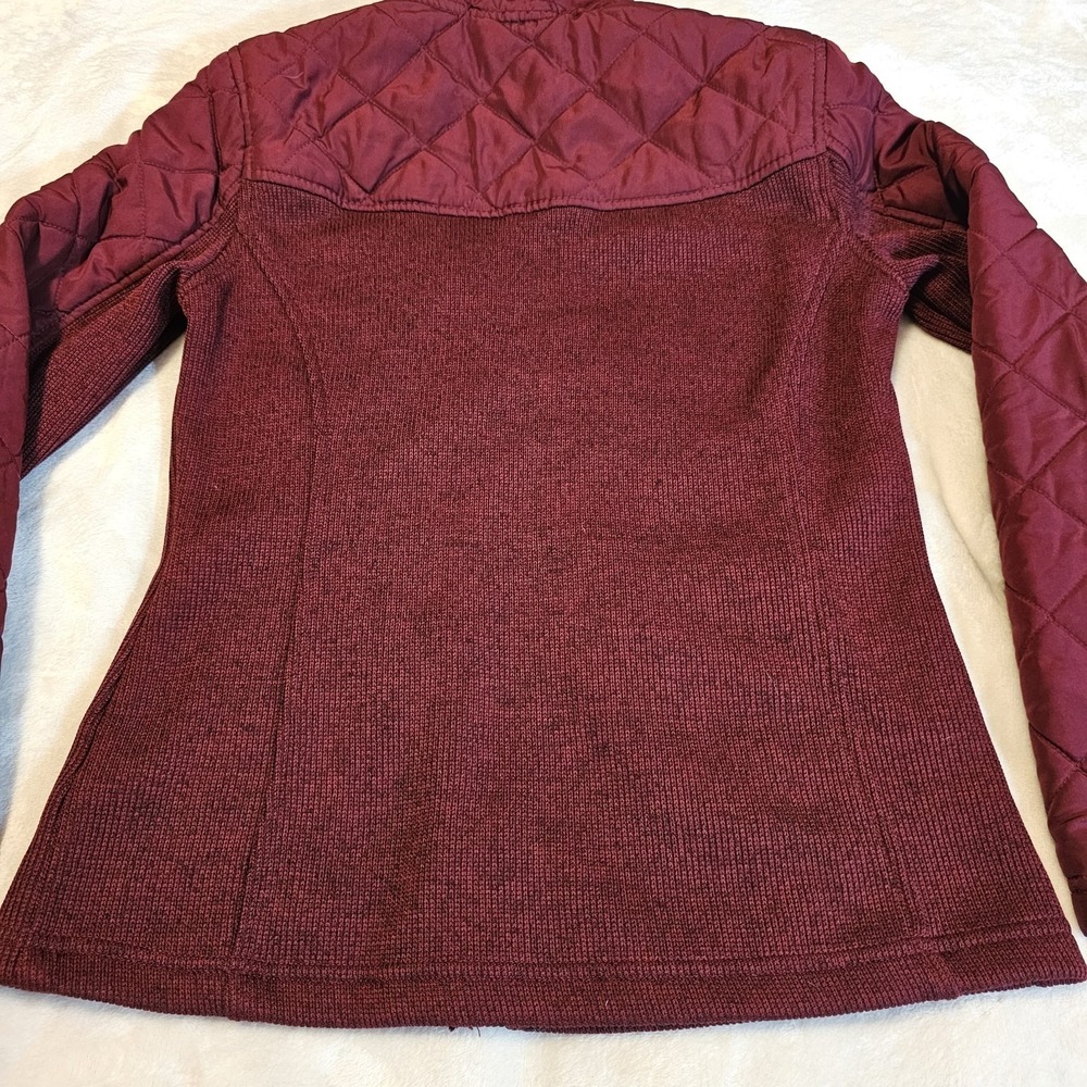 Swiss Tech Women's Hybrid Burgundy Jacket Size Small 4-6 Gently Used - Picture 3 of 10